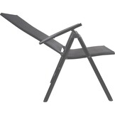 Lesli Living - Bistrostoel Veneto - Antraciet - 62x57x106cm