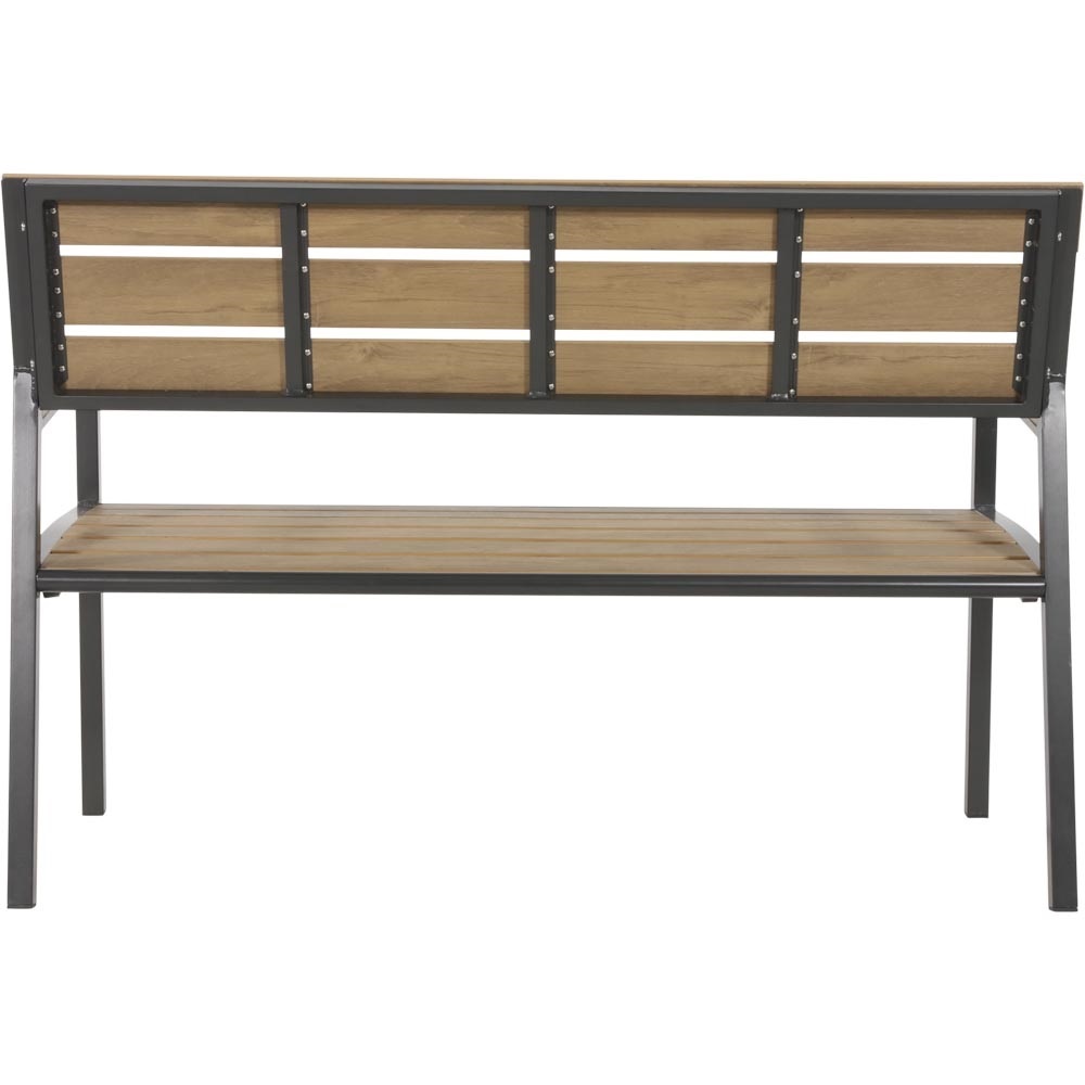 Lesli Living - Loveseat Arezzo - Zwart - 120x56x85,5cm