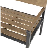 Lesli Living - Loveseat Arezzo - Zwart - 120x56x85,5cm