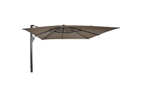 Lesli Living - Push-up parasol Taurus - Taupe - 300x400cm