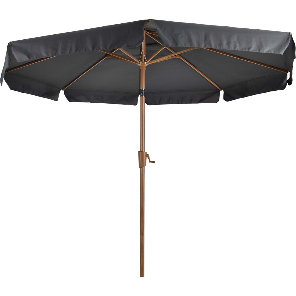 Lesli Living - Push-up parasol Libra - Grijs - Ø300cm