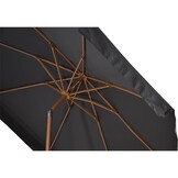 Lesli Living - Push-up parasol Libra - Grijs - Ø300cm