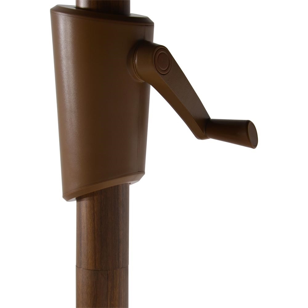 Lesli Living - Push-up parasol Libra - Grijs - Ø300cm