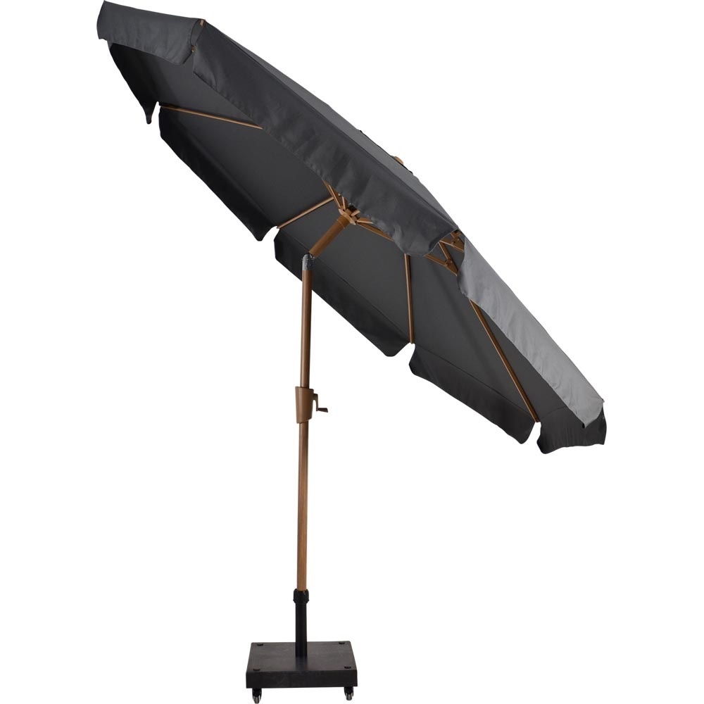 Lesli Living - Push-up parasol Libra - Grijs - Ø300cm