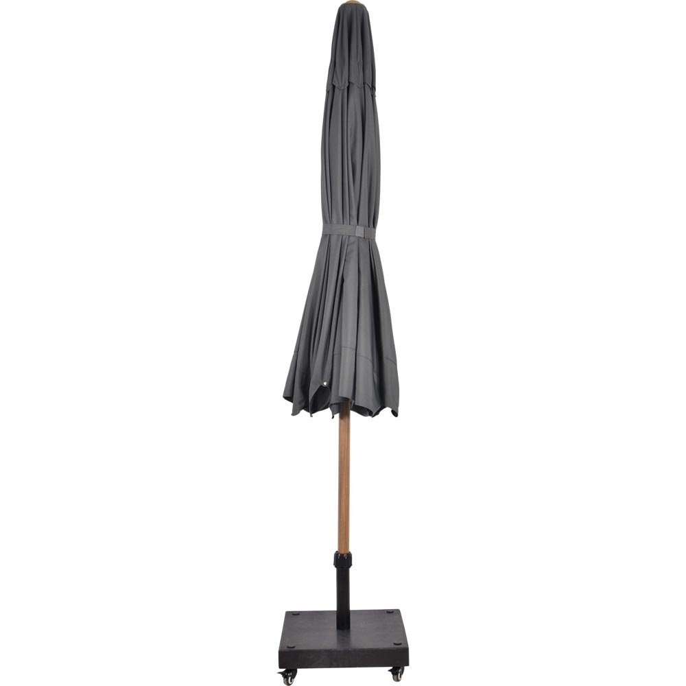 Lesli Living - Push-up parasol Libra - Grijs - Ø300cm