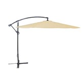Lesli Living - Push-up parasol Gemini - Beige - Ø300cm