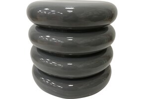 Lesli Living - Tuintafel Talum - Grijs - Ø40x40,5cm