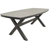 Lesli Living - Tuintafel Davos - Grijs - 200x100cm