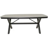 Lesli Living - Tuintafel Davos - Grijs - 200x100cm