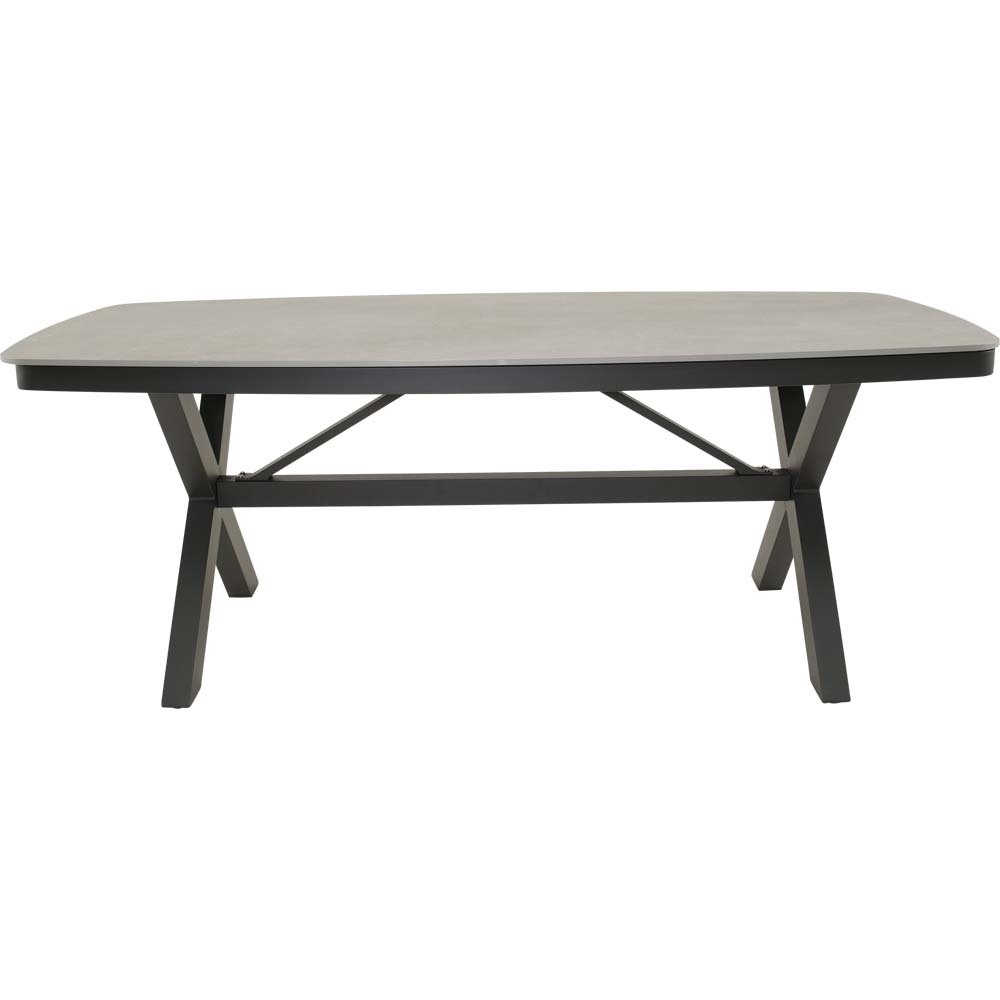 Lesli Living - Tuintafel Davos - Grijs - 200x100cm