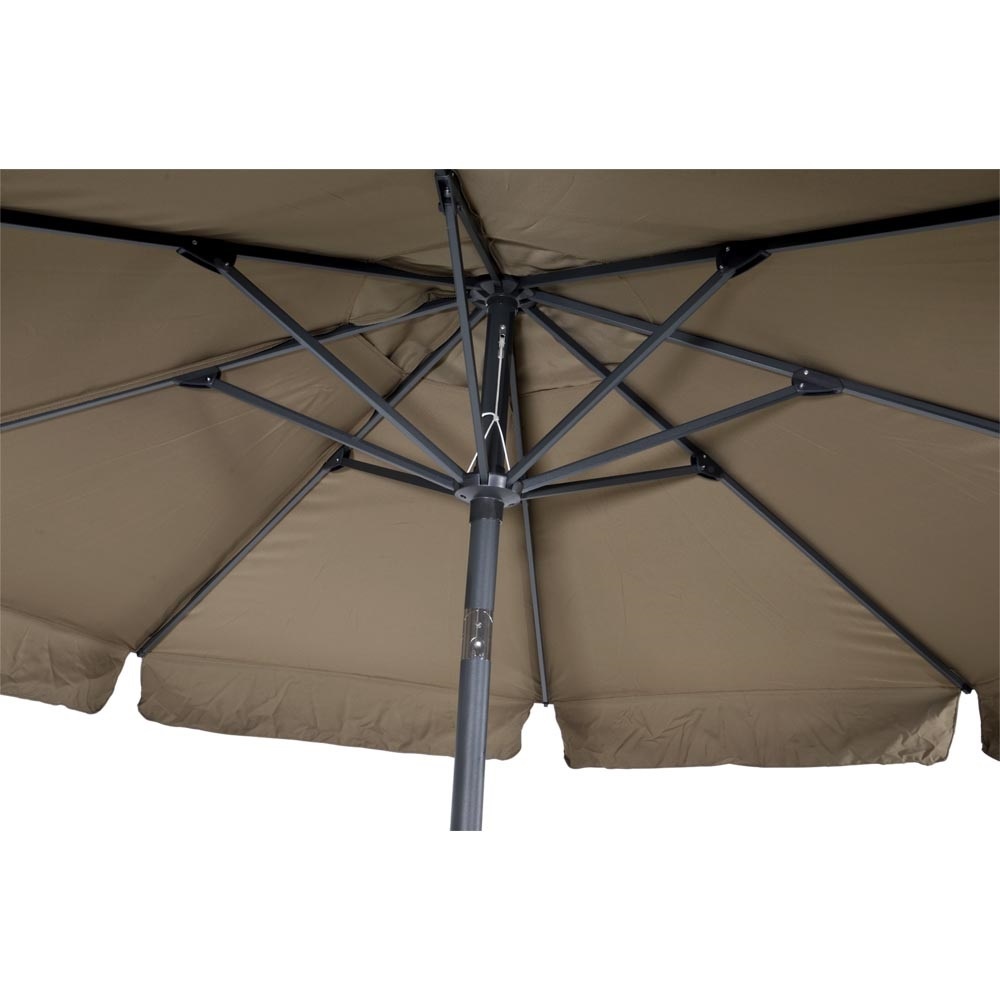 Lesli Living - Push-up parasol Libra - Taupe - Ø300cm