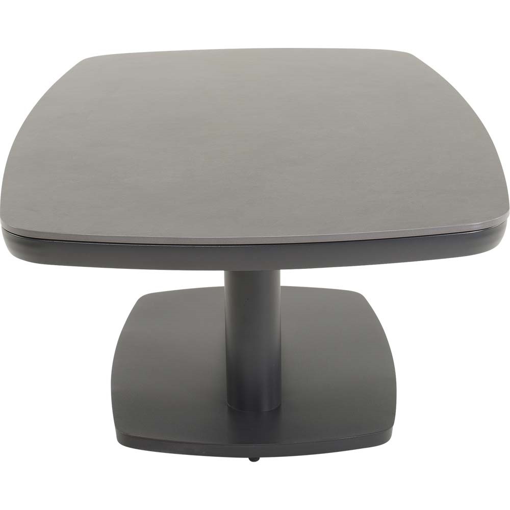 Lesli Living - Tuintafel Geneva - Grijs - 135x83cm