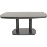 Lesli Living - Tuintafel Geneva - Grijs - 135x83cm