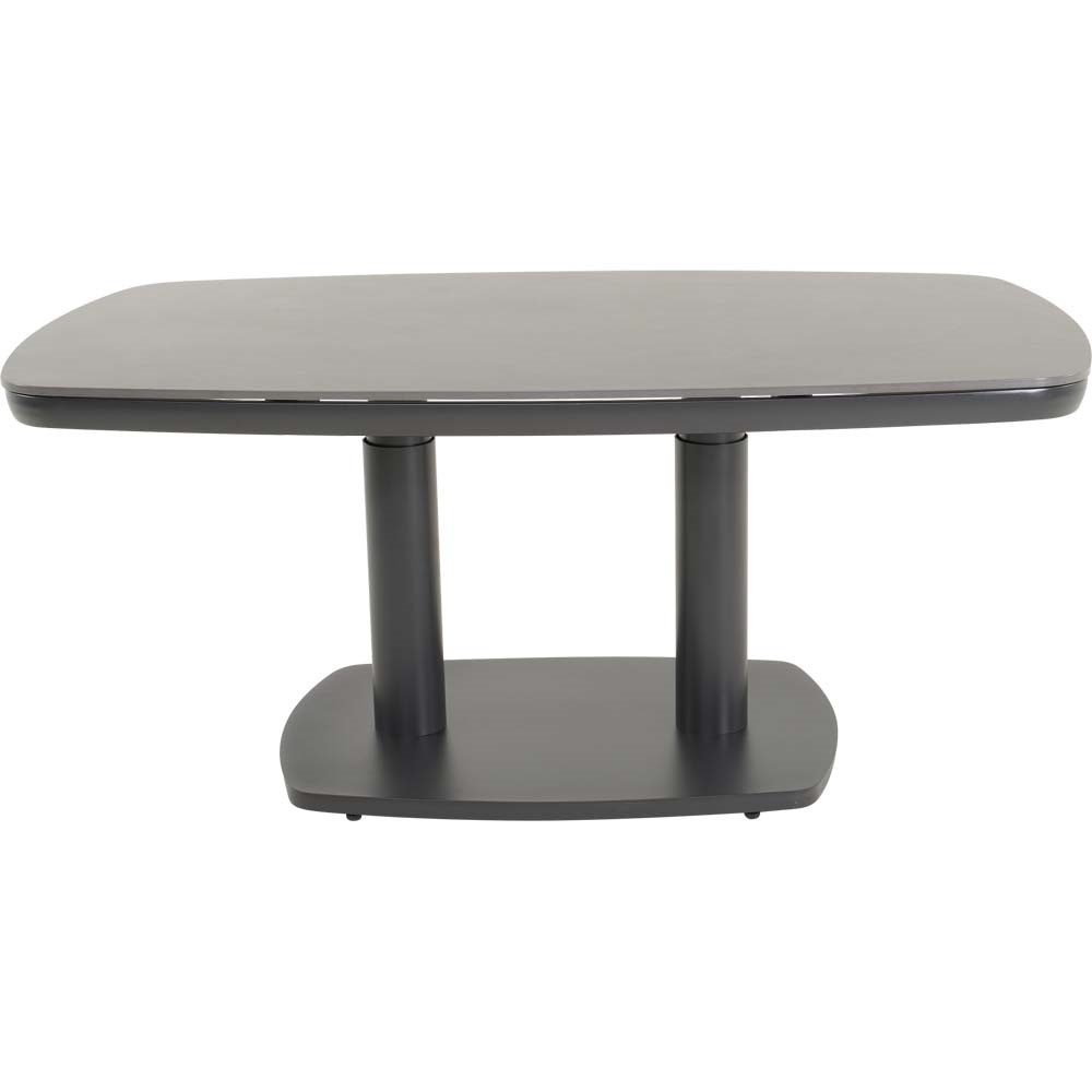 Lesli Living - Tuintafel Geneva - Grijs - 135x83cm