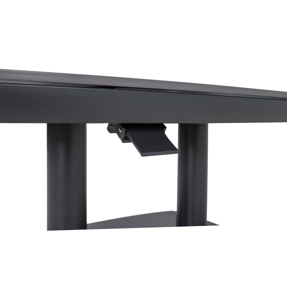 Lesli Living - Tuintafel Geneva - Grijs - 135x83cm