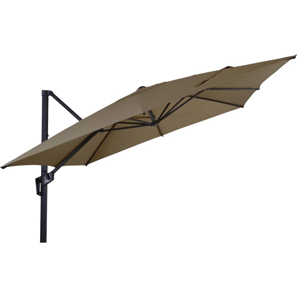 Lesli Living - Push-up parasol Libra - Taupe - 250x250cm