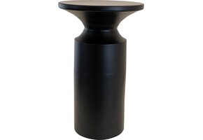 Lesli Living - Tuintafel Louis - Zwart - Ø33x55cm