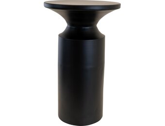 Lesli Living - Tuintafel Louis - Zwart - Ø33x55cm