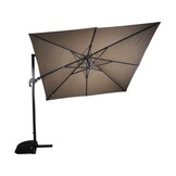 Lesli Living - Push-up parasol VirgoFlex - Taupe - 300x300cm