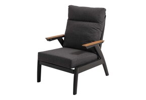 Lesli Living - Bistrostoel Florence - Zwart - 70x84x94cm