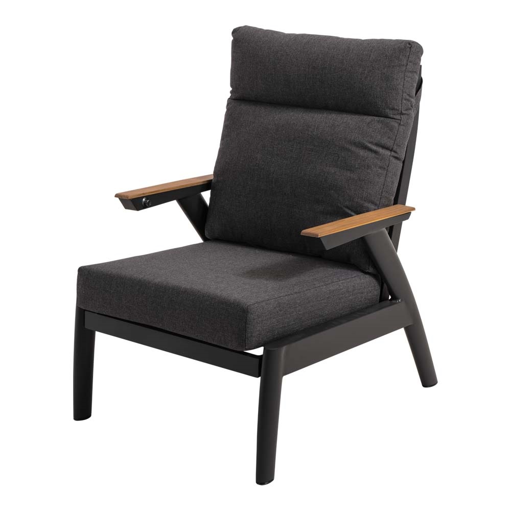 Lesli Living - Bistrostoel Florence - Zwart - 70x84x94cm