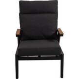 Lesli Living - Bistrostoel Florence - Zwart - 70x84x94cm