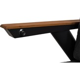 Lesli Living - Bistrostoel Florence - Zwart - 70x84x94cm