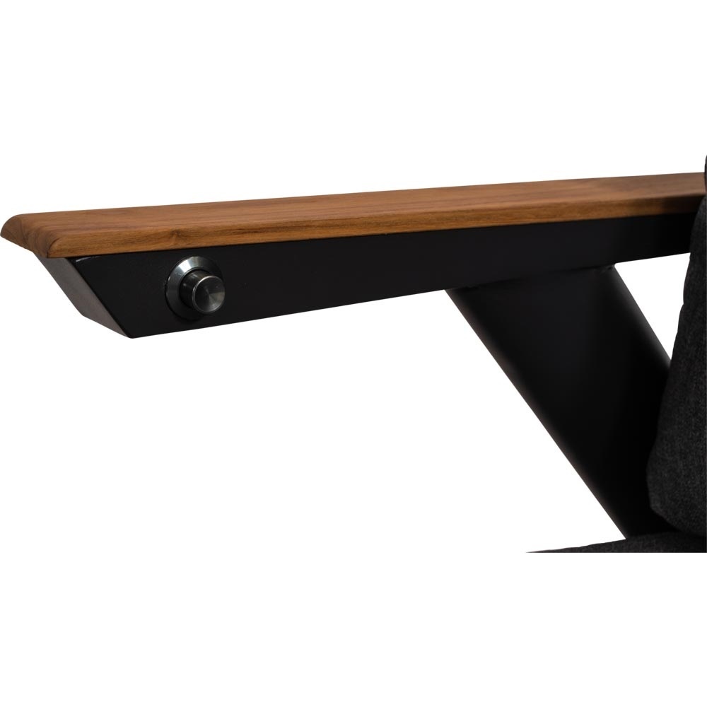 Lesli Living - Bistrostoel Florence - Zwart - 70x84x94cm