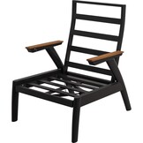 Lesli Living - Bistrostoel Florence - Zwart - 70x84x94cm