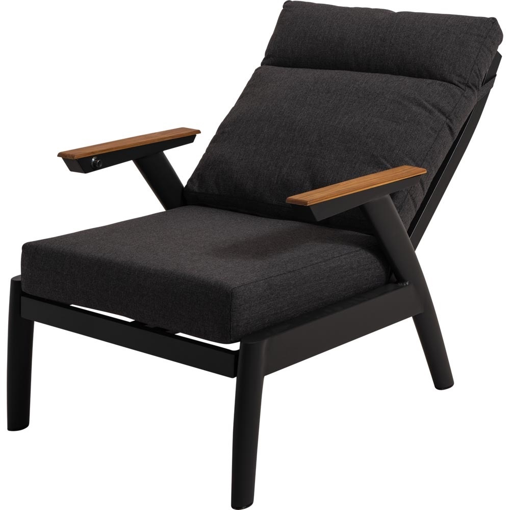 Lesli Living - Bistrostoel Florence - Zwart - 70x84x94cm