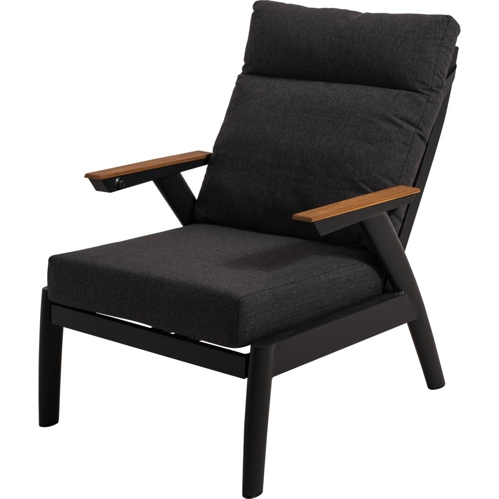 Lesli Living - Bistrostoel Florence - Zwart - 70x84x94cm