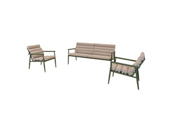 Lesli Living - Loungebank Harper - Groen - 168x76x72cm