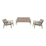 Lesli Living - Loungebank Harper - Groen - 168x76x72cm