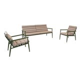 Lesli Living - Loungebank Harper - Groen - 168x76x72cm