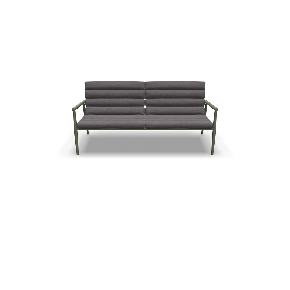 Lesli Living - Loungebank Harper - Groen - 168x76x72cm