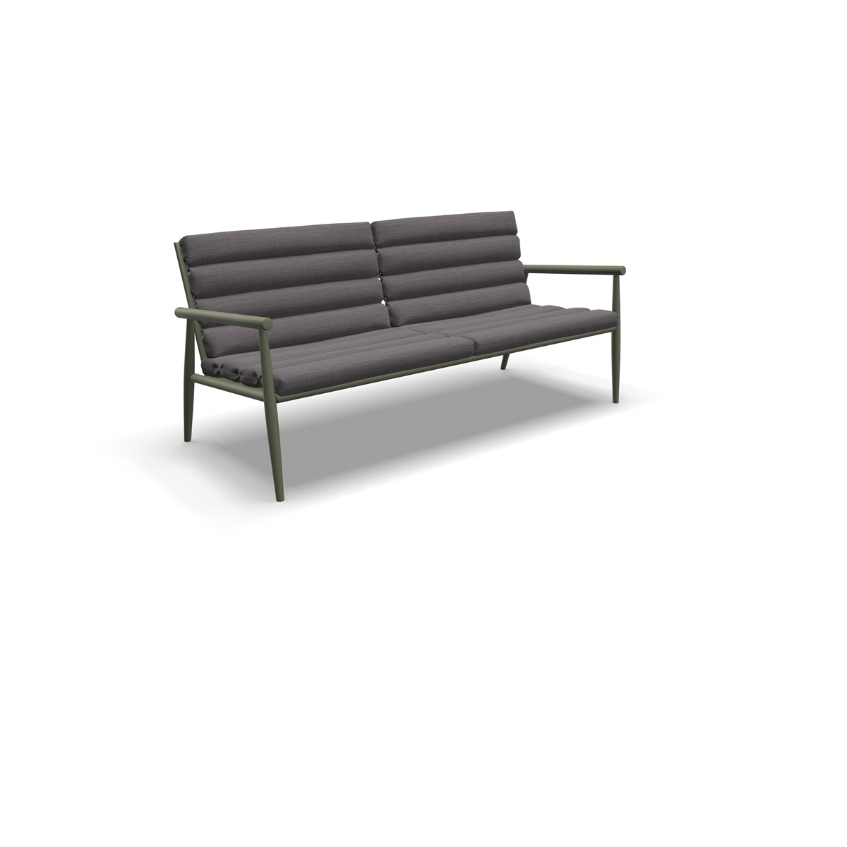 Lesli Living - Loungebank Harper - Groen - 168x76x72cm