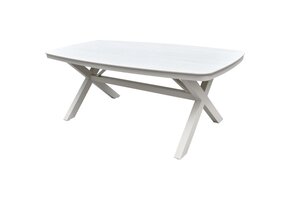 Lesli Living - Tuintafel Davos - Beige - 200x100cm