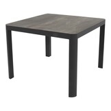 Lesli Living - Tuintafel Castilla - Antraciet - 100x100x74cm