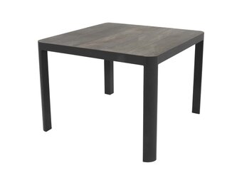 Lesli Living - Tuintafel Castilla - Antraciet - 100x100x74cm