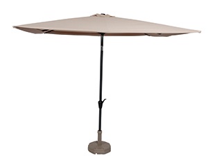 Lesli Living - Push-up parasol Libra - Beige - 250x250cm