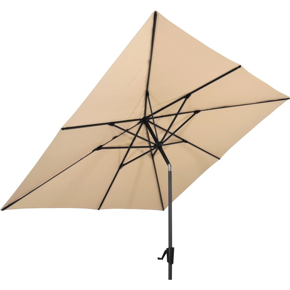 Lesli Living - Push-up parasol Libra - Beige - 250x250cm