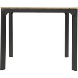 Lesli Living - Tuintafel Arezzo - Zwart - 90x90x74cm