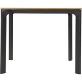 Lesli Living - Tuintafel Arezzo - Zwart - 90x90x74cm