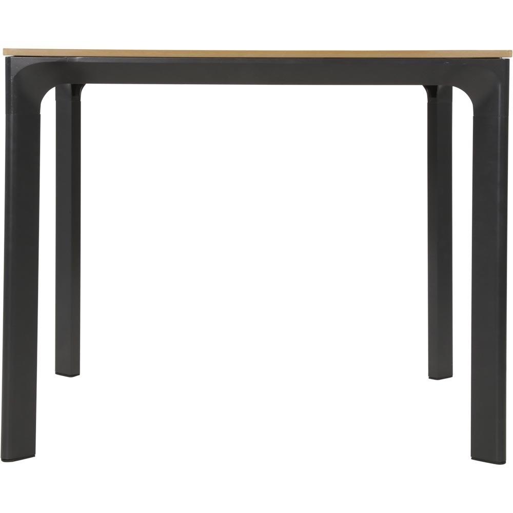 Lesli Living - Tuintafel Arezzo - Zwart - 90x90x74cm