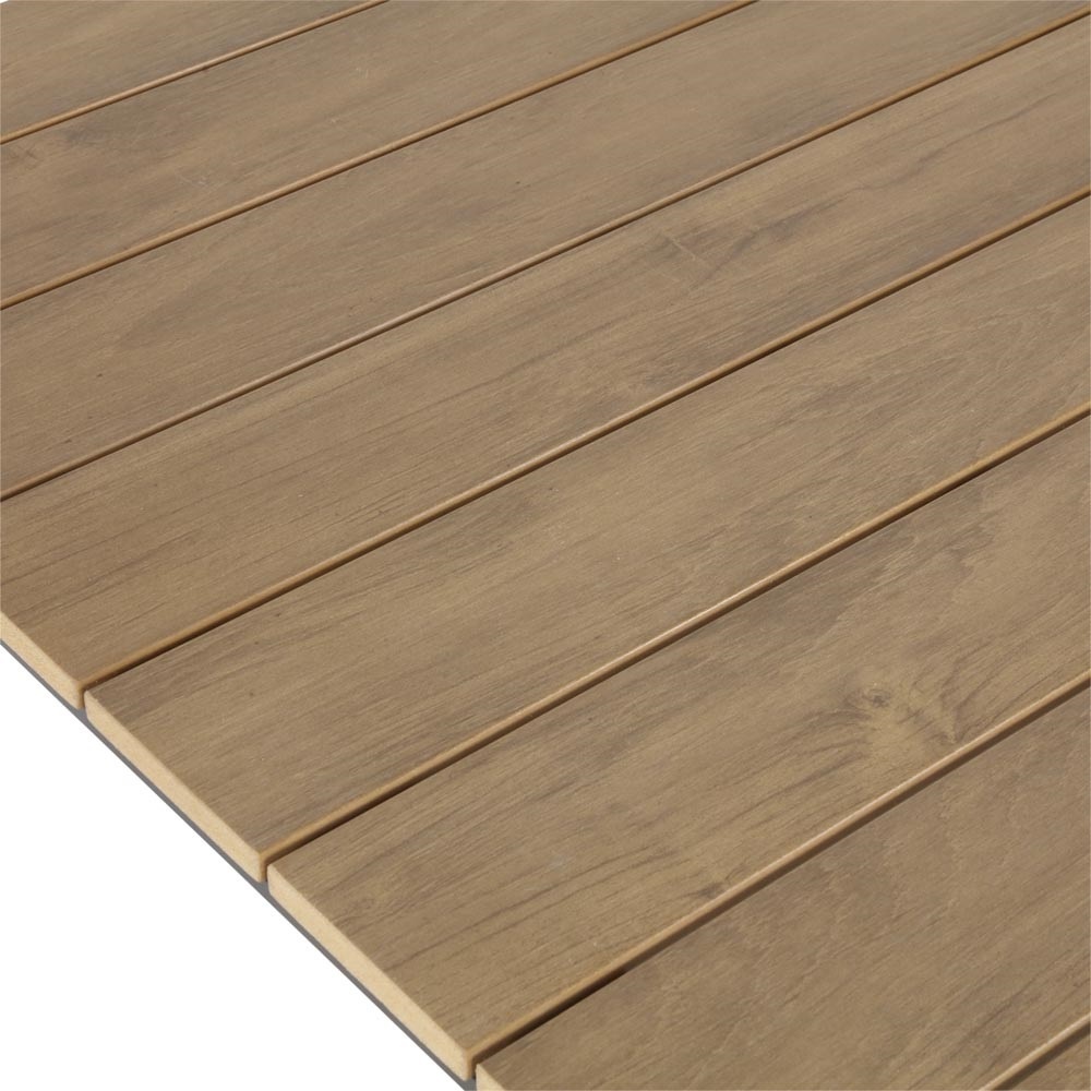 Lesli Living - Tuintafel Arezzo - Zwart - 90x90x74cm