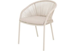 Lesli Living - Bistrostoel Hirado - Beige - 56,5x60x74cm
