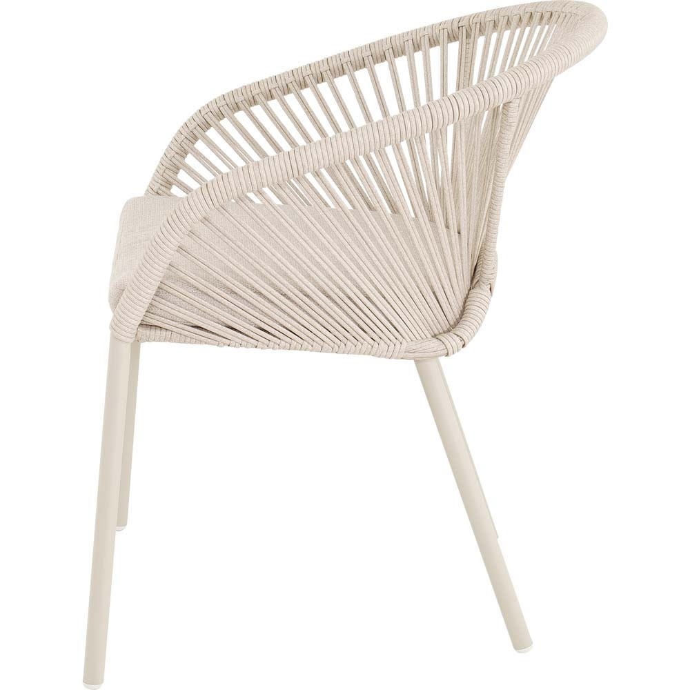 Lesli Living - Bistrostoel Hirado - Beige - 56,5x60x74cm