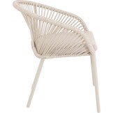 Lesli Living - Bistrostoel Hirado - Beige - 56,5x60x74cm