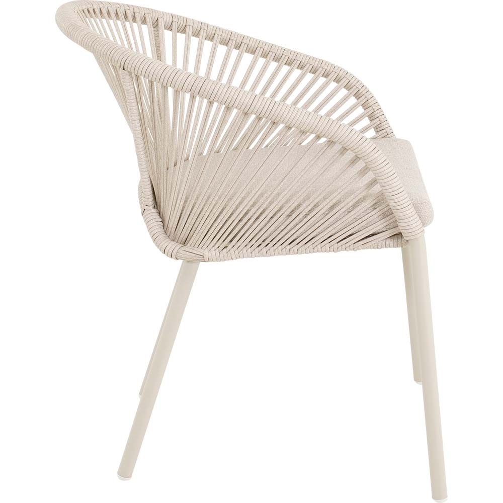 Lesli Living - Bistrostoel Hirado - Beige - 56,5x60x74cm