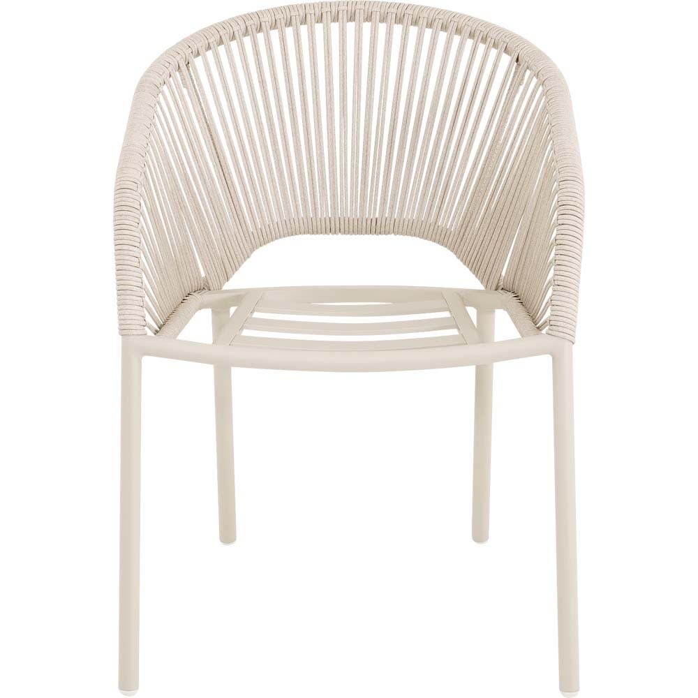 Lesli Living - Bistrostoel Hirado - Beige - 56,5x60x74cm